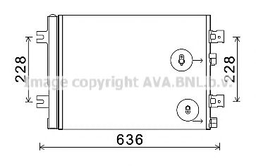 AVA QUALITY COOLING rt5467d -  Конденсатор, кондиционер